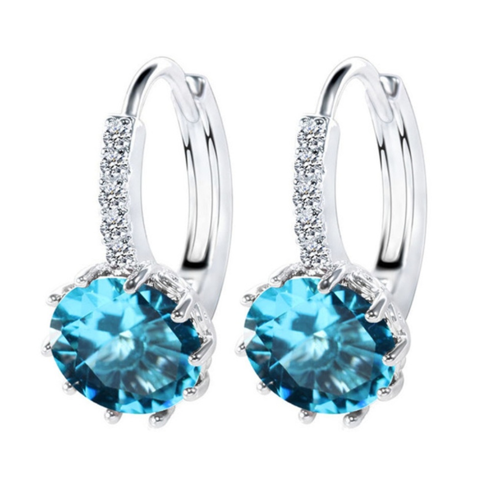 Earrings - Match Made in Heaven Aqua